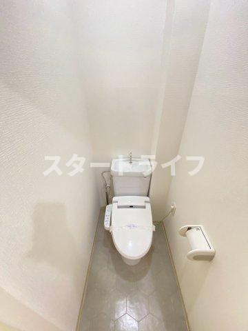 大阪市東淀川区下新庄４丁目の賃貸マンションのトイレ