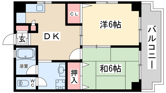 【間取り】 | 第4エンシンハイツ