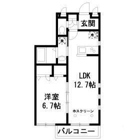 サニー平町の間取り|間取りです。