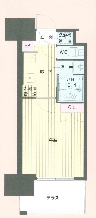 No.111 CLUB ORIENT BLD TRADING TOWER（オリエントNo.111）の間取り|使いやすい間取りです。