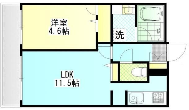 サントリーニの間取り|間取りです。