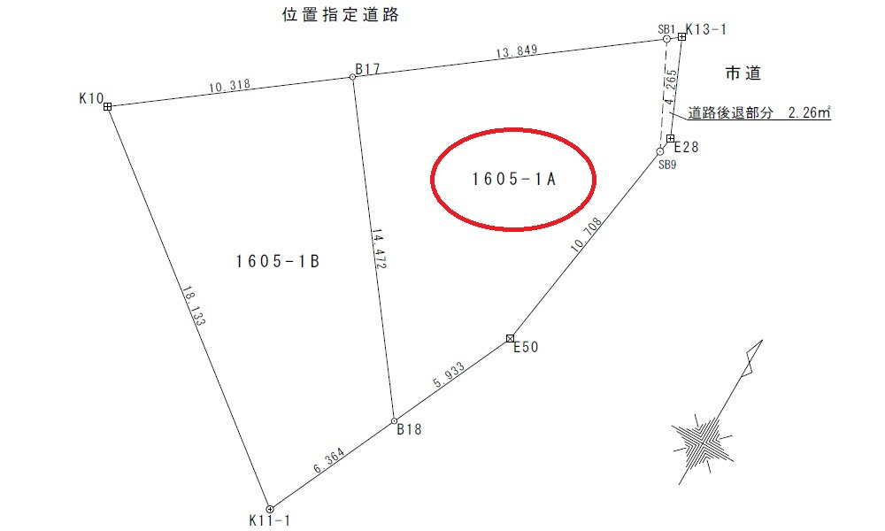 安佐南区川内１丁目の土地図|№2