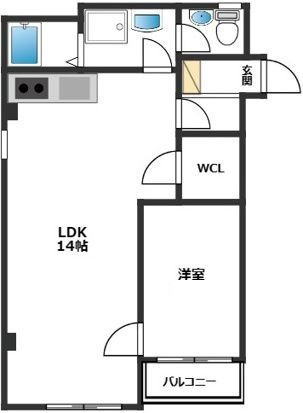 A‐フラットの間取り|間取りです。