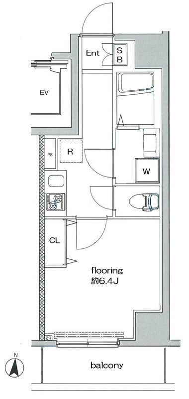 グランヴァン住吉駅前の間取り