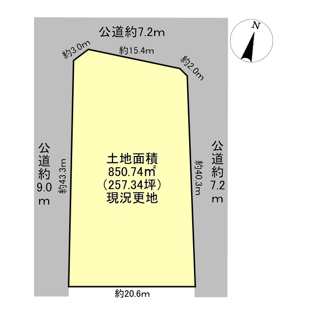 港区正徳町６丁目土地の土地図|地形図
