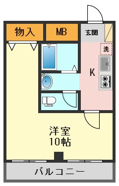 レジデンスGENSEIの間取り