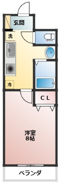 コーポPIERの間取り