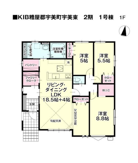 糟屋郡宇美町宇美東３丁目の新築一戸建の間取り