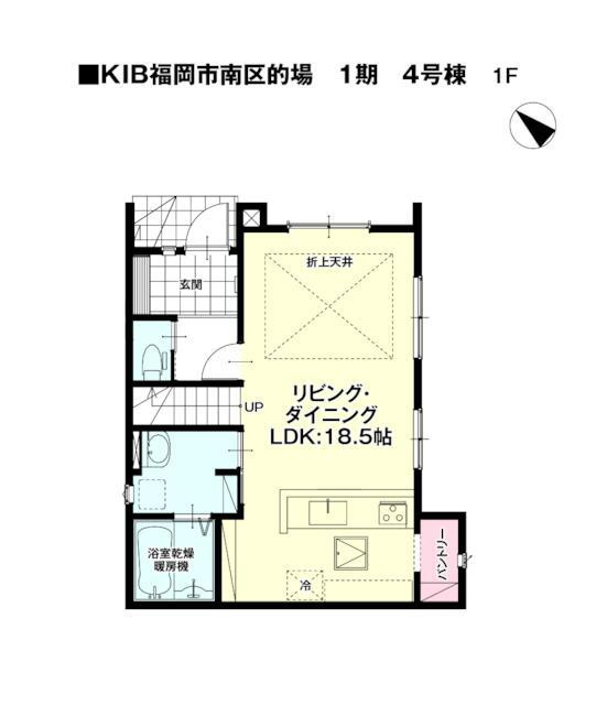 福岡市南区的場１丁目の新築一戸建の間取り