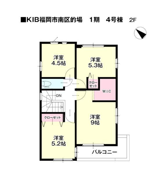 福岡市南区的場１丁目の新築一戸建の間取り