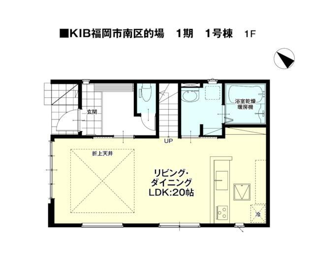 福岡市南区的場１丁目の新築一戸建の間取り
