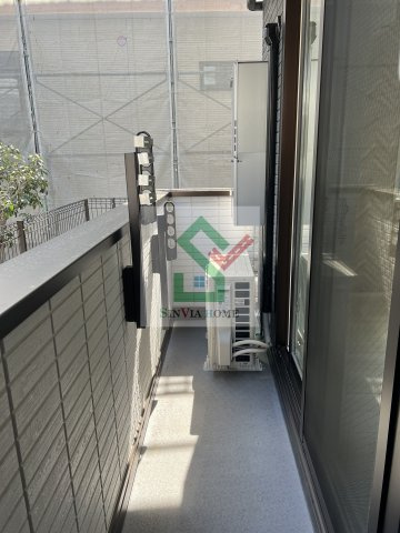 ウィングランデのバルコニー