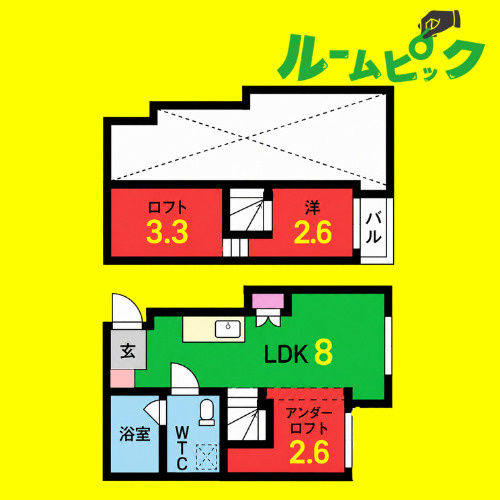 Maison Blanche(メゾンブランシュ)　名古屋市賃貸　仲介手数料無料の間取り