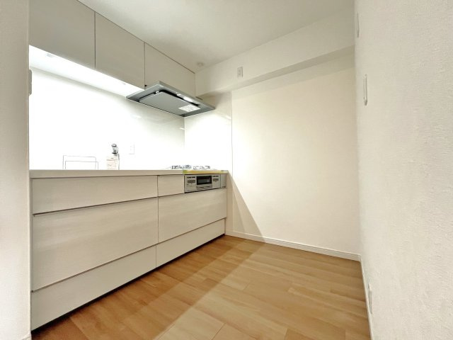 ライオンズマンション豊島園のキッチン|白を基調とし清潔感のあるシステムキッチン
新規交換いたしました
調理スペースが広くお料理しやすい仕様になっています♪
シンクも大きめなので洗い物もスムーズです