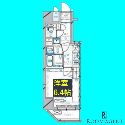ディアレイシャス東別院Ⅲの間取り