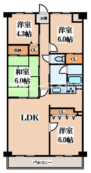 【間取り】 | レジェーロ永和