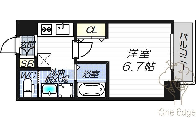 SK南森町の間取り