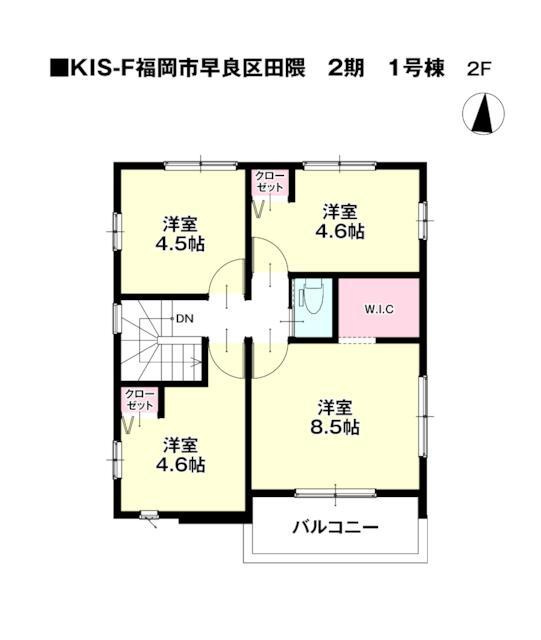福岡市早良区田隈３丁目の新築一戸建の間取り