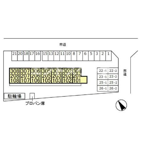 ナッツ　Ａの区画図|高崎、前橋、伊勢崎エリアのお部屋探しはエンドスケープまで！お客様の理想お聞かせ下さい♪