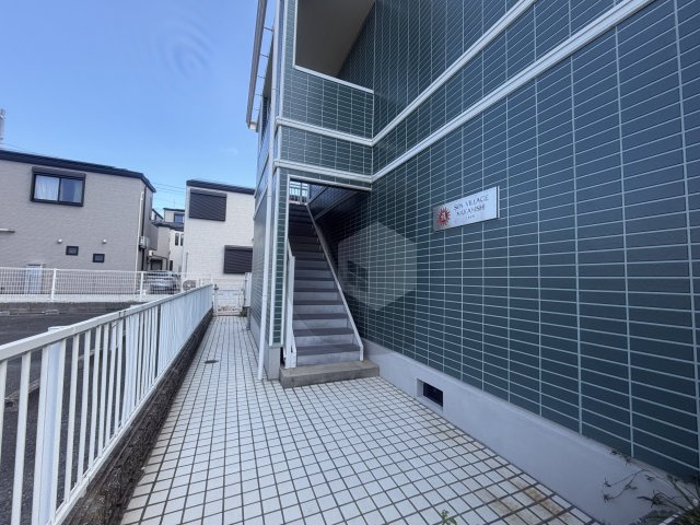 サンビレッジナカニシA棟のエントランス