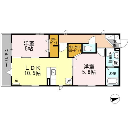 Villa Del SolⅡの間取り