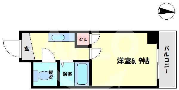 フォレストスクエア西長堀の間取り|フォレストスクエア西長堀　間取り