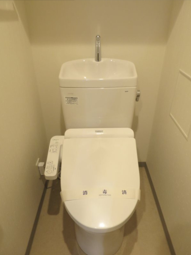 板橋区徳丸３丁目の賃貸マンションのトイレ