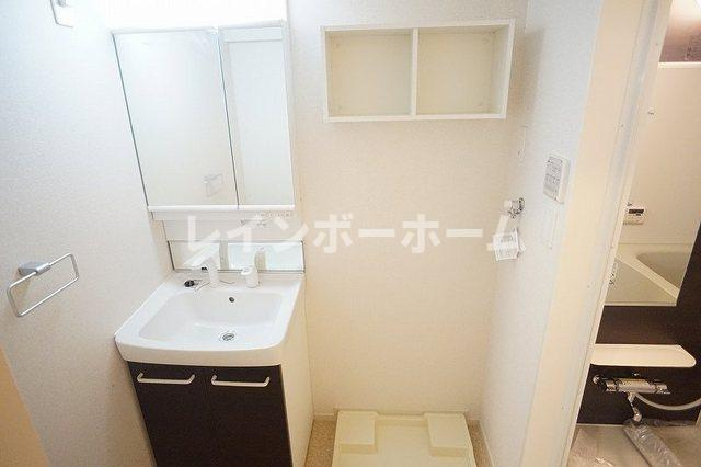 ガーデンテラス和光Ⅱの独立洗面台