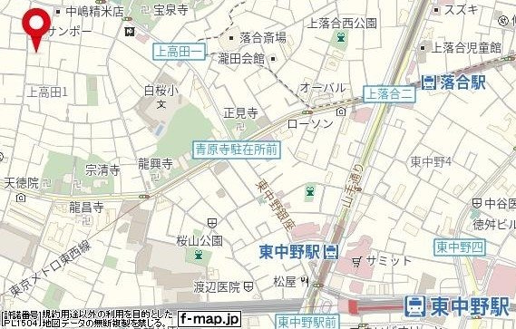 【地図】 | ゼニーヴ上高田Ⅱ