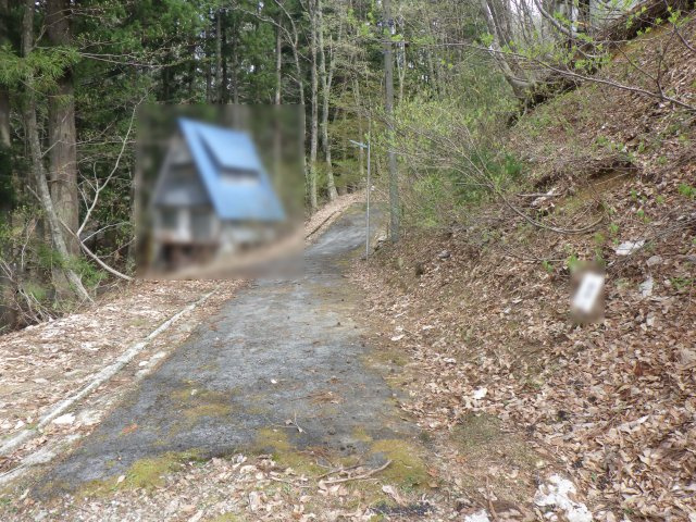 ニューパークひるが野⑮の前面道路含む現地写真