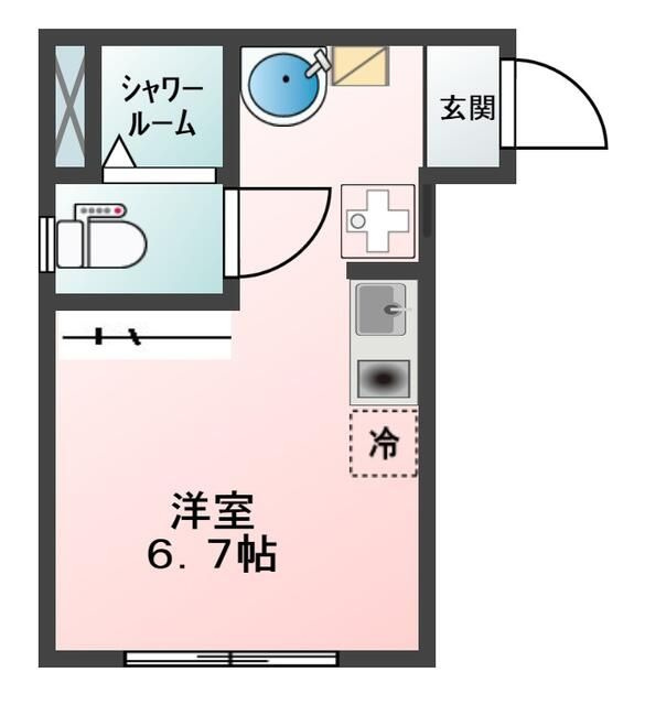 Ｇｌａｎｚ稲荷台の間取り|間取りです。