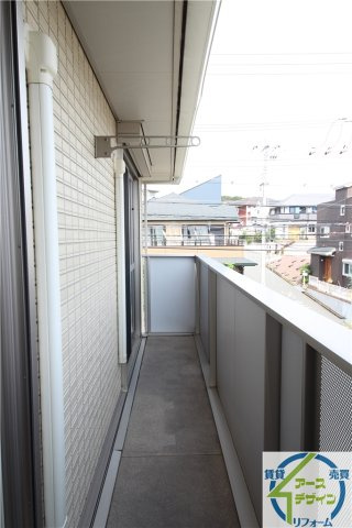 ディアコート白水のバルコニー