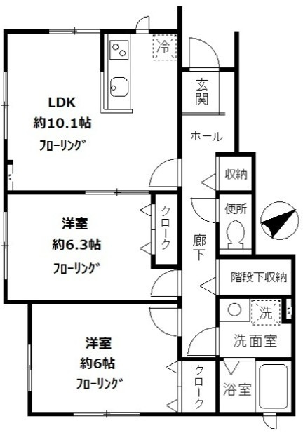 ウィステリアⅠの間取り