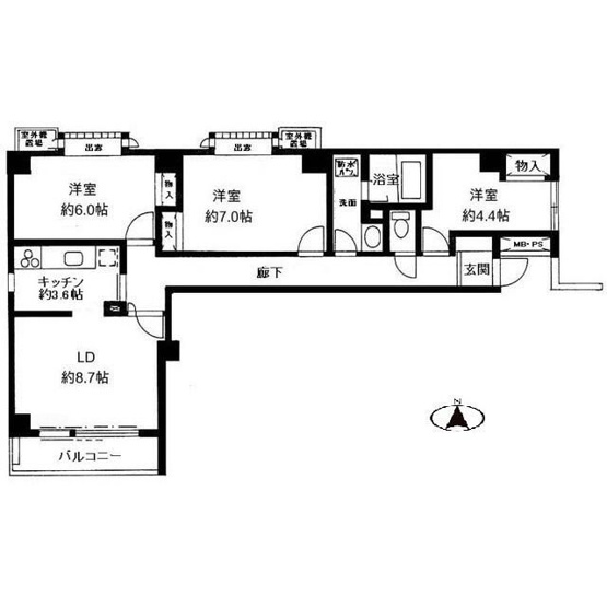 【間取り】 | ＪＭ’Ｓ　ＣＯＵＲＴ
