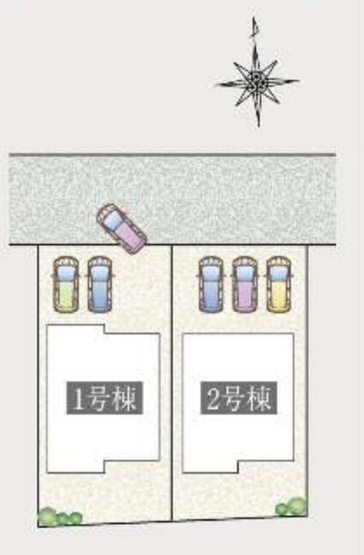 【区画図】 | タマタウン羽生市南羽生Ⅱ　新築戸建　全2棟　2号棟