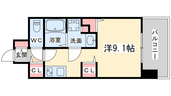 【間取り】 | エス・キュート梅田中崎町
