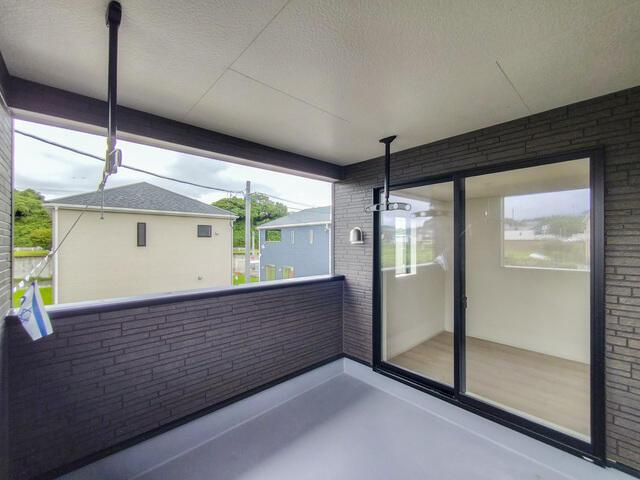 福岡市南区警弥郷３丁目の新築一戸建のバルコニー