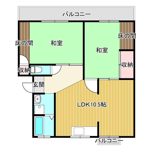 ベルフラワーの間取り