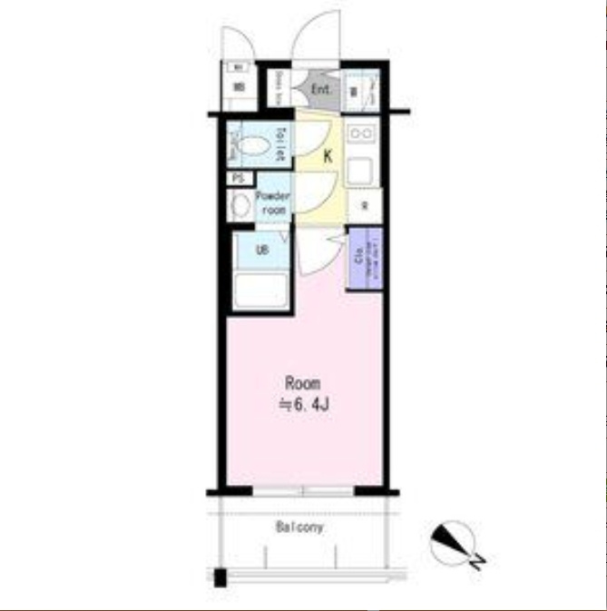 エスリード大阪セレスティアの間取り