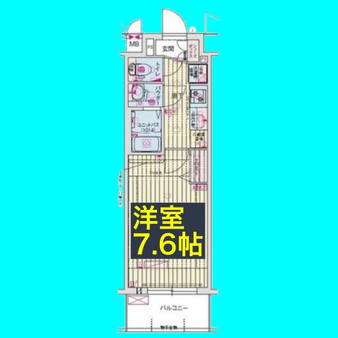 プレサンス上前津オレシアの間取り