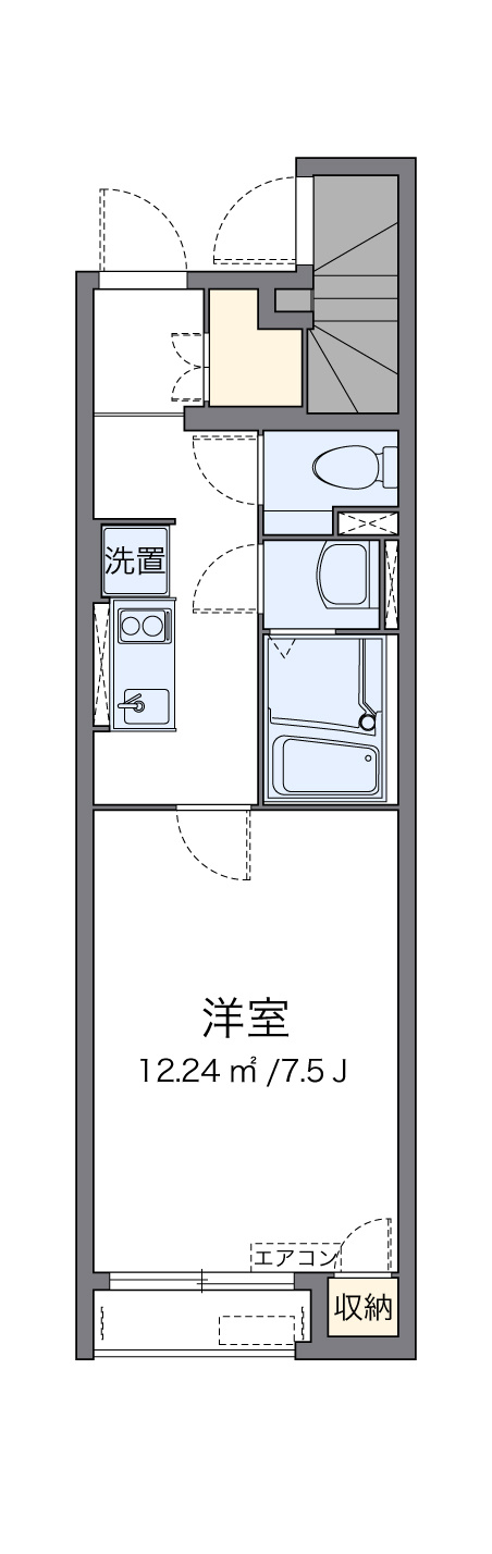 クレイノエスポワールの間取り