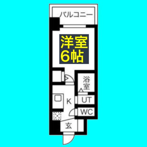 エステムコート名古屋ステーションクロスの間取り