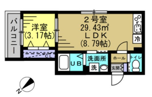 AJ馬橋Ⅴの間取り