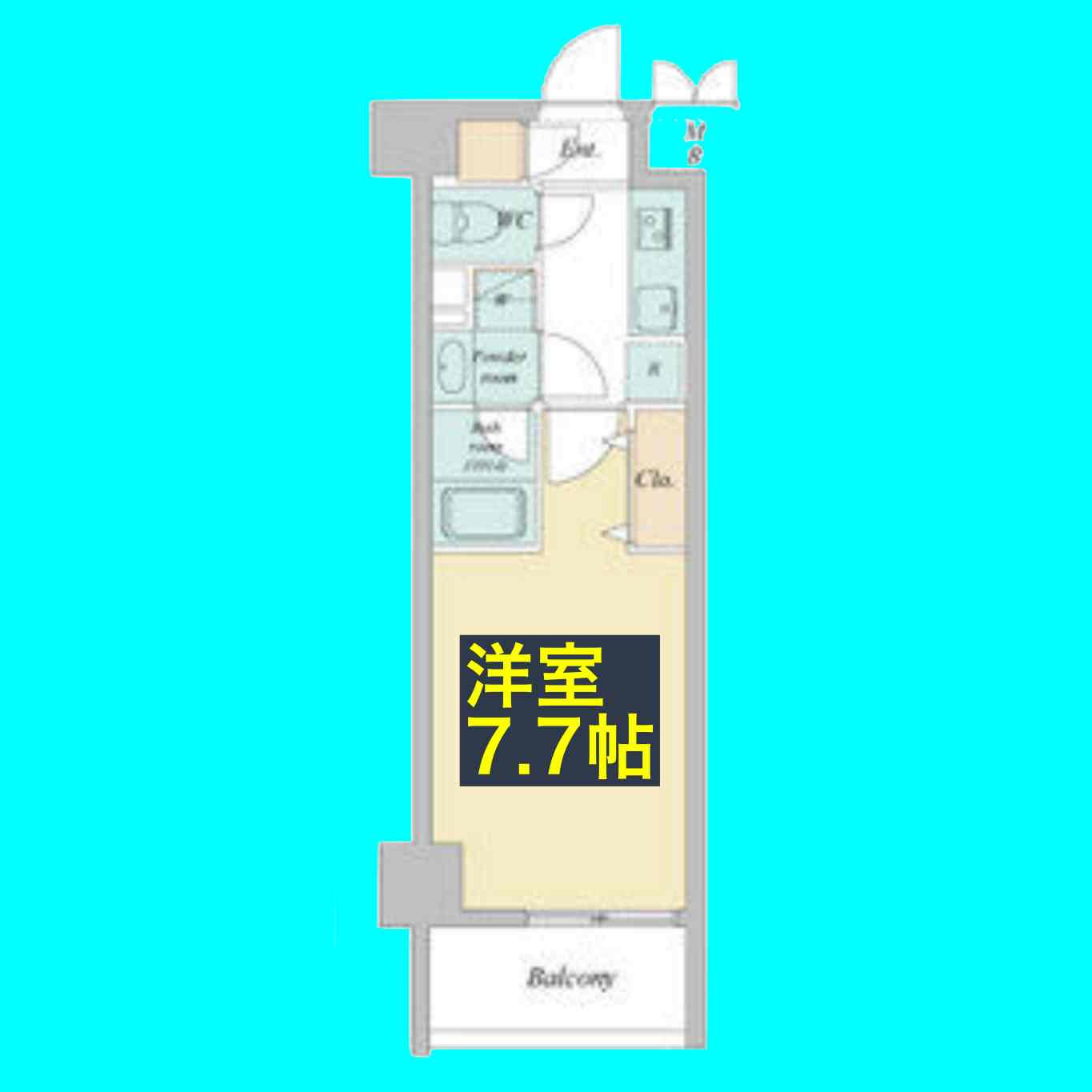 ヴェルデシア名駅南の間取り