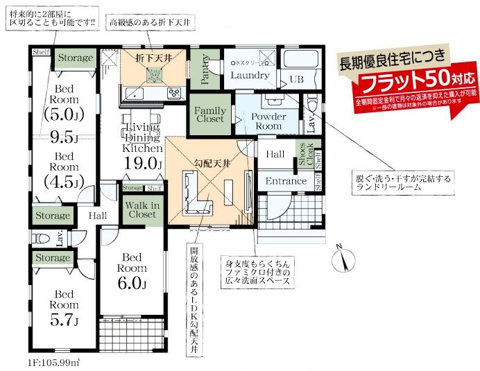 リーブルガーデン．Ｓ　寄居町第３　の間取り|間取図