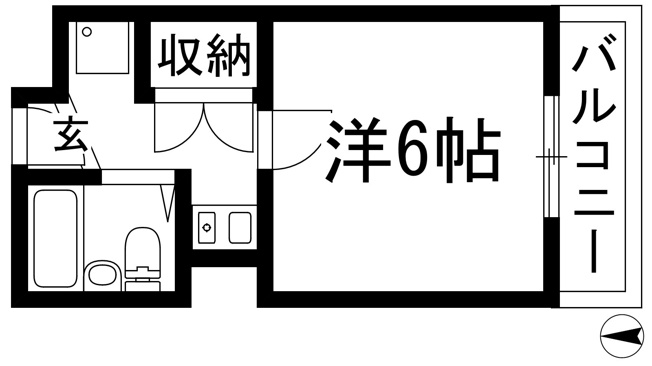 【間取り】 | ローランハウス姫室町