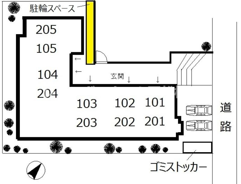 エル・リヴェールの区画図
