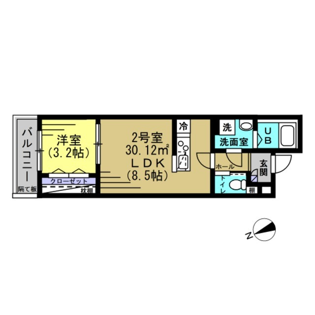 TownhouseⅤの間取り