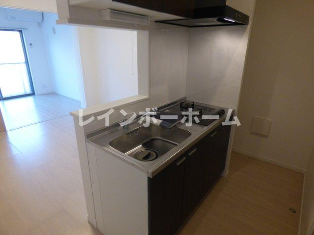 TownhouseⅤのキッチン|きれいなキッチンです
