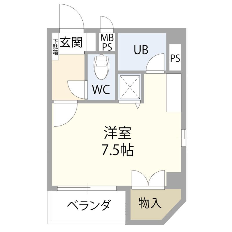 サニーヒル金子の間取り